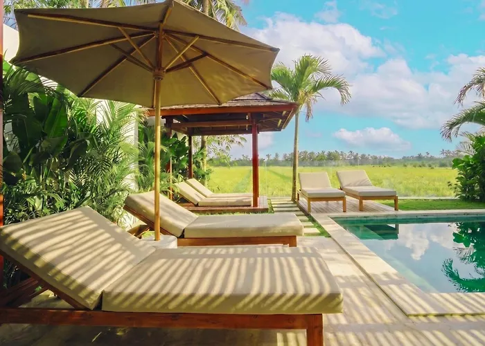 Сasa de vacaciones 3br With Rice Field View & Private Pool Near Canggu *