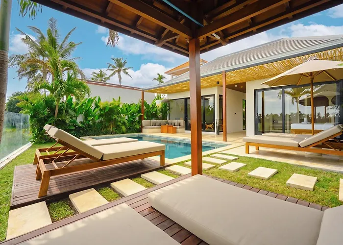 3br With Rice Field View & Private Pool Near Canggu