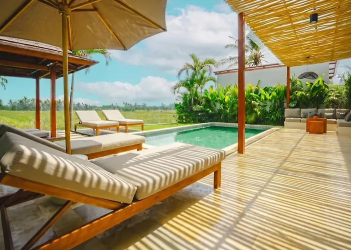 Vakantiehuis 3br With Rice Field View & Private Pool Near Canggu Denpasa