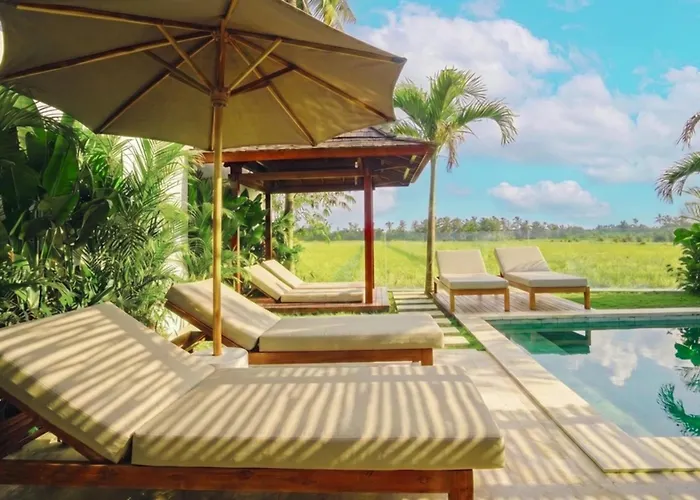 3br With Rice Field View & Private Pool Near Canggu Vakantiehuis