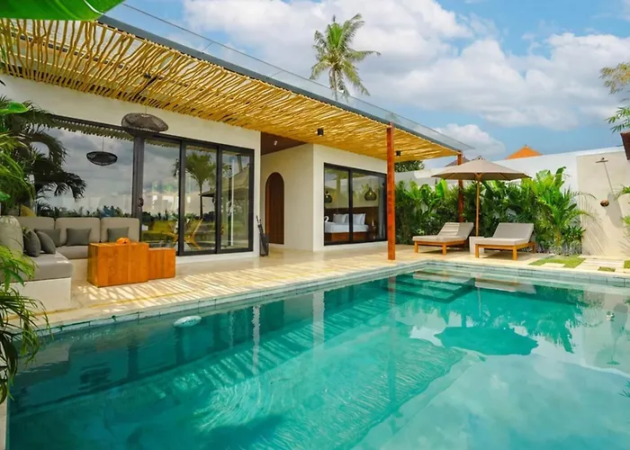 3br With Rice Field View & Private Pool Near Canggu Denpasa