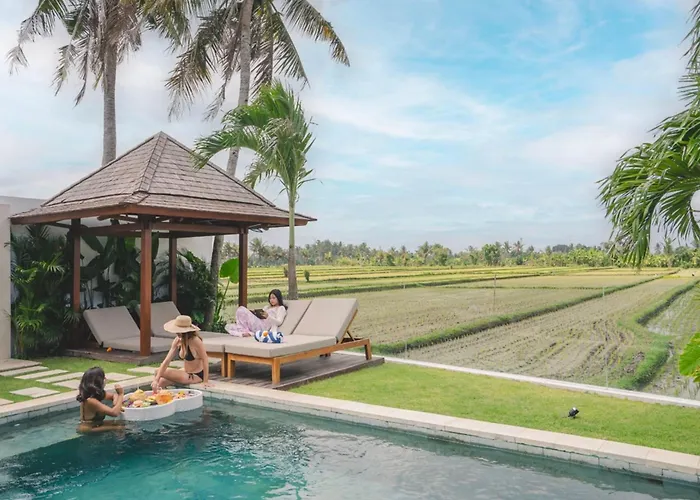 3br With Rice Field View & Private Pool Near Canggu * Denpasa