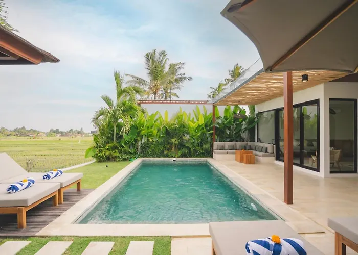 3br With Rice Field View & Private Pool Near Canggu * Denpasar